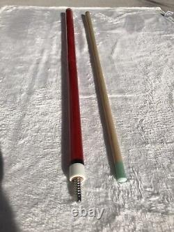 IN STOCK, Red Maple Custom Pool Cue Jump/Break Cue G10 Tip