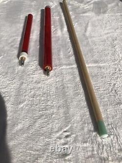 IN STOCK, Red Maple Custom Pool Cue Jump/Break Cue G10 Tip