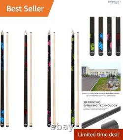 Intermediate Player's Luxury Pool Cue Stick 58 Inch, Custom Weight Options