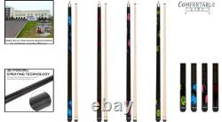 Intermediate Player's Luxury Pool Cue Stick 58 Inch, Custom Weight Options