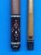 Jacoby Custom Pool Cue 11.75mm 29kw Shaft Leather Wrap Radial Mother Of Pearl