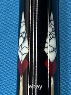 JACOBY CUSTOM POOL CUE 11.8mm 29 3.2 CF SHAFT 5/16X14 LEATHER