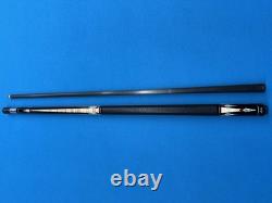 JACOBY CUSTOM POOL CUE 11.8mm 29 3.2 CF SHAFT 5/16X14 LEATHER