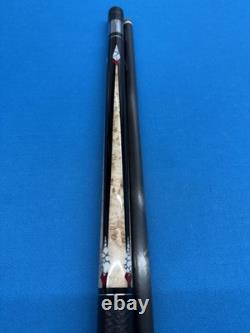 JACOBY CUSTOM POOL CUE 11.8mm 29 3.2 CF SHAFT 5/16X14 LEATHER