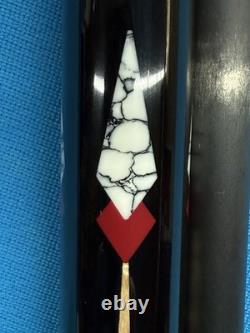 JACOBY CUSTOM POOL CUE 11.8mm 30 3.2 CF SHAFT 5/16X14 LEATHER