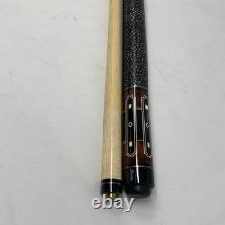 JACOBY CUSTOM POOL CUE inscribed David 2 Jacoby 7-02 29 Birds Eye Maple