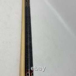 JACOBY CUSTOM POOL CUE inscribed David 2 Jacoby 7-02 29 Birds Eye Maple