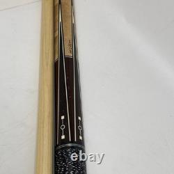 JACOBY CUSTOM POOL CUE inscribed David 2 Jacoby 7-02 29 Birds Eye Maple