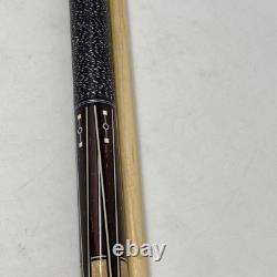 JACOBY CUSTOM POOL CUE inscribed David 2 Jacoby 7-02 29 Birds Eye Maple