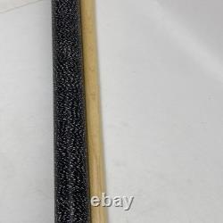 JACOBY CUSTOM POOL CUE inscribed David 2 Jacoby 7-02 29 Birds Eye Maple