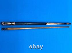 Jacoby Custom Pool Cue 11.75mm 29kw Shaft Leather Wrap Radial Tulip