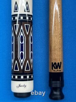 Jacoby Custom Pool Cue 11.75mm 29kw Shaft Zircote Elforyn Azurite Web 30 Butt
