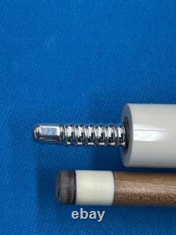 Jacoby Custom Pool Cue 11.75mm 29kw Shaft Zircote Elforyn Azurite Web 30 Butt