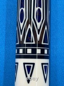 Jacoby Custom Pool Cue 11.75mm 29kw Shaft Zircote Elforyn Azurite Web 30 Butt