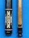 Jacoby Custom Pool Cue 11.75mm 30kw Shaft Ebony Maple Burl Leather Wrap Radial