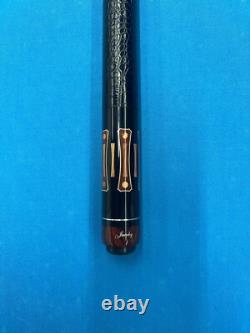Jacoby Custom Pool Cue 11.8mm 30 4.0 Cf Shaft Ebony Tulip Radial Joint Leather