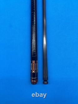 Jacoby Custom Pool Cue 11.8mm 30 4.0 Cf Shaft Ebony Tulip Radial Joint Leather