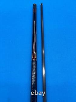 Jacoby Custom Pool Cue 11.8mm 30 4.0 Cf Shaft Ebony Tulip Radial Joint Leather