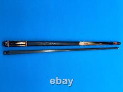 Jacoby Custom Pool Cue 12.3mm 29 4.0 Cf Shaft Leather Wrap Radial Tulip