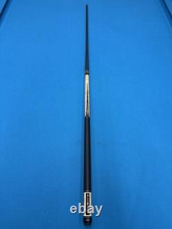 Jacoby Custom Pool Cue 12.3mm 29 Cf Shaft Ebony Elder Burl Mother Of Pearl