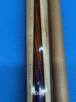 Jacoby Custom Pool Cue 12.3mm 29 Kw Shaft Coco Blue Jean Lapis Maple Leather