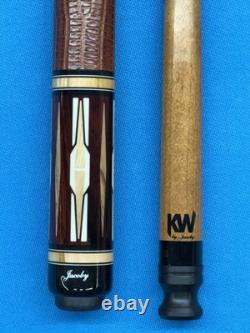 Jacoby Custom Pool Cue 12.3mm 29 Kw Shaft Coco-olivewood-be Maple Leather