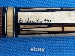 Jacoby Custom Pool Cue 12.3mm 29 Kw Shaft Coco-olivewood-be Maple Leather