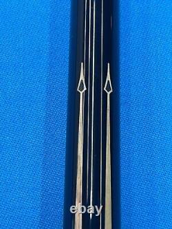 Jacoby Custom Pool Cue 12.3mm 29kw Shaft Leather Wrap Radial Tulip