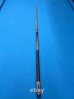 Jacoby Custom Pool Cue 12.3mm 29kw Shaft Leather Wrap Radial Tulip