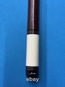 Jacoby Custom Pool Cue 12.3mm 30 4.0 Cf Shaft Coco-white Juma Leather