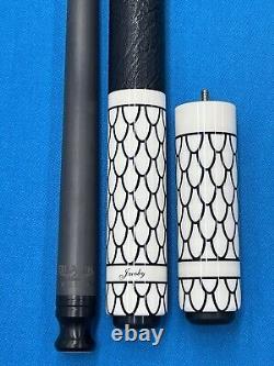 Jacoby Custom Pool Cue 12.3mm 30 4.0 Cf Shaft Leather Wrap Radial 4 Extension