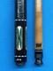 Jacoby Custom Pool Cue 12.75mm 29 Jacoby Kw Shaft Leather Wrap Ebony Malachite