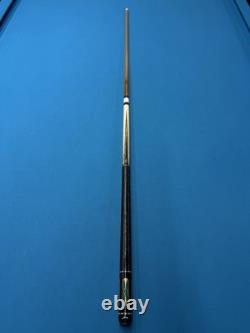 Jacoby Custom Pool Cue 12.75mm 29 Jacoby Kw Shaft Leather Wrap Ebony Malachite