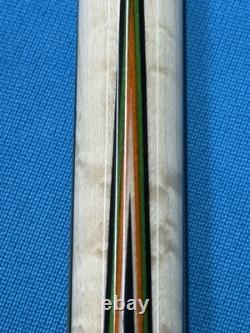 Jacoby Custom Pool Cue 12.75mm 29 Jacoby Kw Shaft Leather Wrap Ebony Malachite