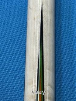 Jacoby Custom Pool Cue 12.75mm 29 Jacoby Kw Shaft Leather Wrap Ebony Malachite