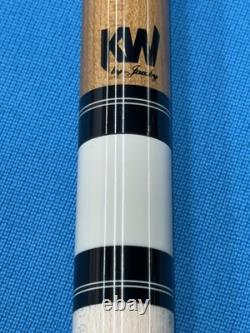 Jacoby Custom Pool Cue 12.75mm 29 Jacoby Kw Shaft Leather Wrap Ebony Malachite
