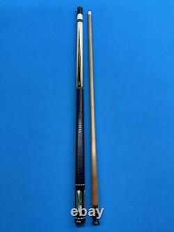 Jacoby Custom Pool Cue 12.75mm 29 Jacoby Kw Shaft Leather Wrap Ebony Malachite