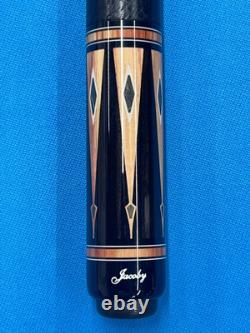 Jacoby Custom Pool Cue 12.75mm 29 Jacoby Kw Shaft Leather Wrap Radial Tulip