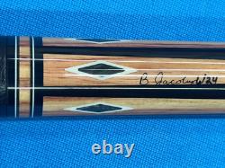 Jacoby Custom Pool Cue 12.75mm 29 Jacoby Kw Shaft Leather Wrap Radial Tulip