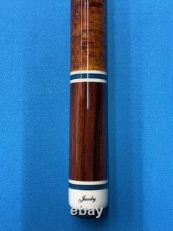Jacoby Custom Pool Cue 12.75mm 29 Kw Shaft Coco-be Maple-turq-juma Radial Joint Jacoby Custom Pool Cue 12.75mm 29 Kw Shaft Coco-be Maple-turq-juma Radial Joint