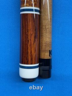 Jacoby Custom Pool Cue 12.75mm 29 Kw Shaft Coco-be Maple-turq-juma Radial Joint Jacoby Custom Pool Cue 12.75mm 29 Kw Shaft Coco-be Maple-turq-juma Radial Joint