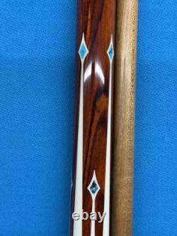 Jacoby Custom Pool Cue 12.75mm 29 Kw Shaft Coco-be Maple-turq-juma Radial Joint