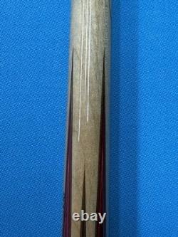 Jacoby Custom Pool Cue 12.75mm 29 Kw Spalted Maple Tulipwood Bloody Jasper Juma