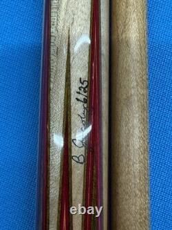 Jacoby Custom Pool Cue 12.75mm 29 Kw Spalted Maple Tulipwood Bloody Jasper Juma