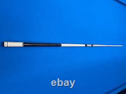 Jacoby Custom Pool Cue 12.75mm 29 Ultra Pro 4 Ext. Wraples Holly Ebony Radial