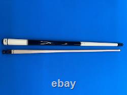 Jacoby Custom Pool Cue 12.75mm 29 Ultra Pro 4 Ext. Wraples Holly Ebony Radial