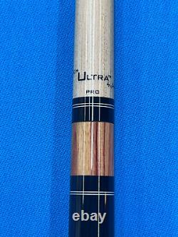 Jacoby Custom Pool Cue 12.75mm 29 Ultra Pro Shaft Leather Wrap Radial Tulip