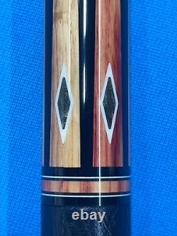 Jacoby Custom Pool Cue 12.75mm 29 Ultra Pro Shaft Leather Wrap Radial Tulip