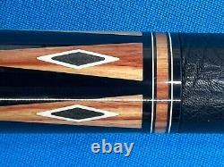 Jacoby Custom Pool Cue 12.75mm 29 Ultra Pro Shaft Leather Wrap Radial Tulip