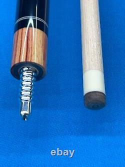 Jacoby Custom Pool Cue 12.75mm 29 Ultra Pro Shaft Leather Wrap Radial Tulip